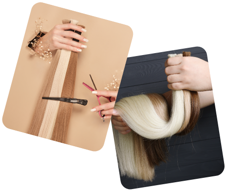how do tape in hair extensions work
