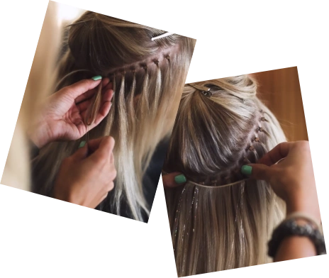 beaded weft extension