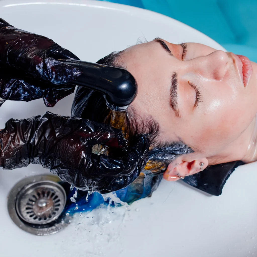 how to wash hair extensions