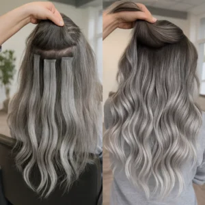 difference between hand tied and tape in extensions